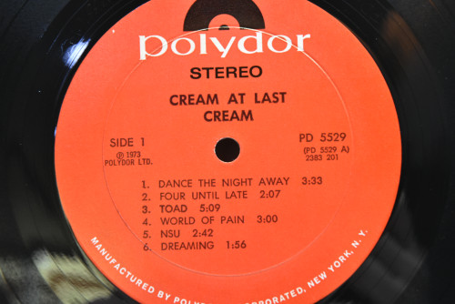 Cream - Off The Top ㅡ 중고 수입 오리지널 아날로그 LP