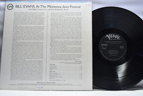 Bill Evans [빌 에반스] - At The Montreux Jazz Festival - 중고 수입 오리지널 아날로그 LP