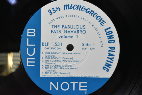Fats Navarro [팻츠 나바로] - The Fabulous Fats Navarro Volume 1  - 중고 수입 오리지널 아날로그 LP