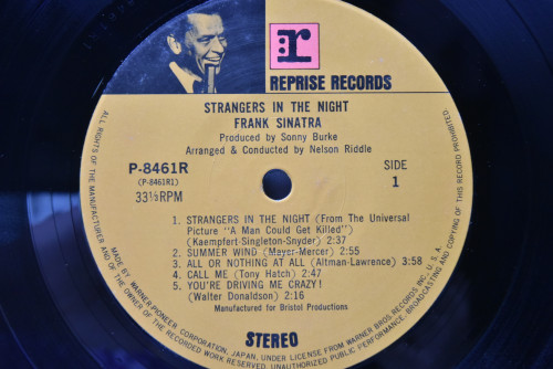 Frank Sinatra [프랭크 시나트라] ‎- Strangers In The Night - 중고 수입 오리지널 아날로그 LP