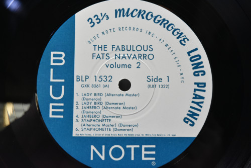 Fats Navarro [팻츠 나바로] - The Fabulous Fats Navarro Volume 2  - 중고 수입 오리지널 아날로그 LP