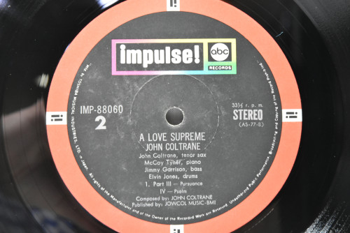 John Coltrane [존 콜트레인] - A Love Supreme - 중고 수입 오리지널 아날로그 LP