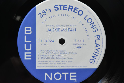 Jackie McLean [재키 맥린] - Swing, Swing, Swing - 중고 수입 오리지널 아날로그 LP