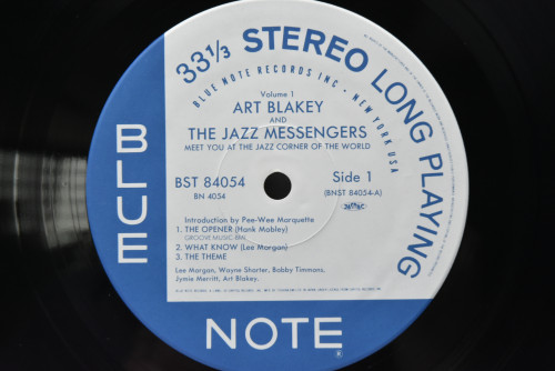 Art Blakey &amp; The Jazz Messengers [아트 블레키, 재즈 메신저스] - Meet You At The Jazz Corner Of The World(Volume 1) - 중고 수입 오리지널 아날로그 LP