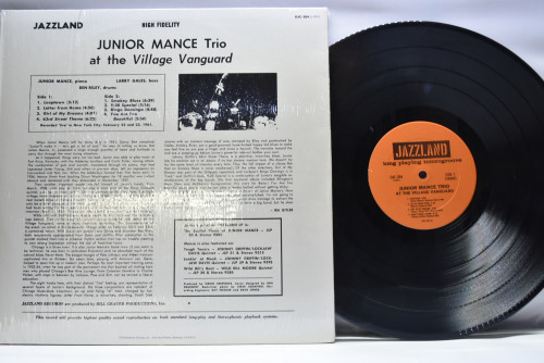 Junior Mance Trio [주니어 맨스] - (OJC) At The Village Vanguard - 중고 수입 오리지널 아날로그 LP