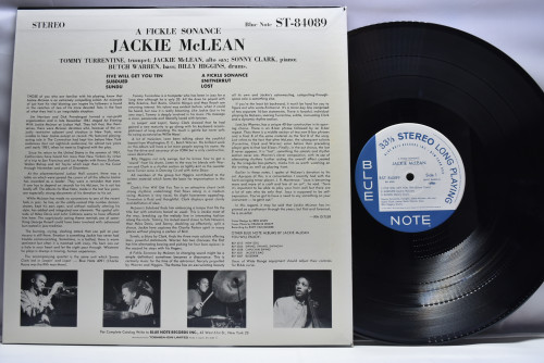Jackie McLean [재키 맥린] - A Fickle Sonance  - 중고 수입 오리지널 아날로그 LP