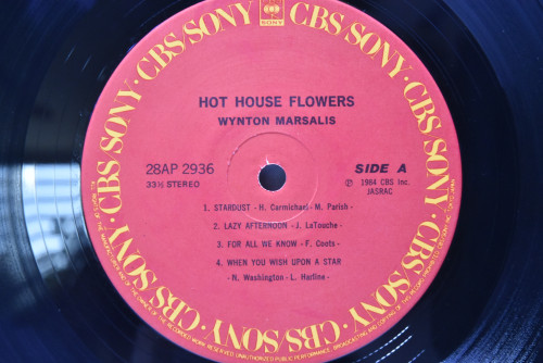 Wynton Marsalis [윈튼 마샬리스] - Hot House Flowers - 중고 수입 오리지널 아날로그 LP