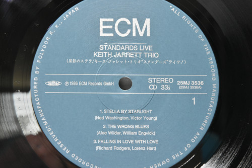 Keith Jarrett Trio [키스 자렛] - Standards Live - 중고 수입 오리지널 아날로그 LP