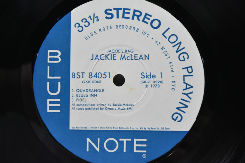 Jackie McLean [재키 맥린] - Jackie&#039;s Bag  - 중고 수입 오리지널 아날로그 LP