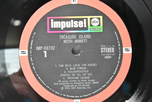Keith Jarrett [키스 자렛] - Treasure Island - 중고 수입 오리지널 아날로그 LP