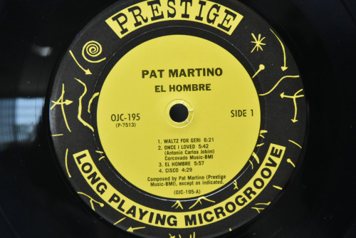 Pat Martino [팻 마티노] - (OJC) El Hombre - 중고 수입 오리지널 아날로그 LP