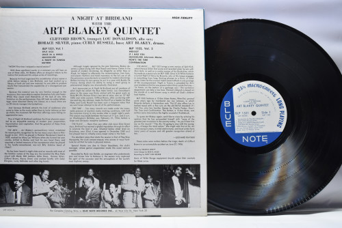 Art Blakey Quintet [아트 블래키] - A Night At Birdland Volume 1 (KING) - 중고 수입 오리지널 아날로그 LP