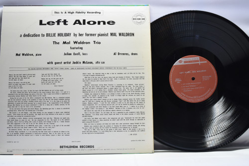 Mal Waldron [맬 왈드론] - Left Alone - 중고 수입 오리지널 아날로그 LP