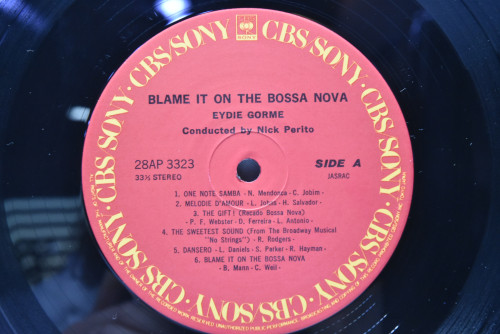 Eydie Gorme [이디에 고르메] - Blame It On The Bossa Nova - 중고 수입 오리지널 아날로그 LP