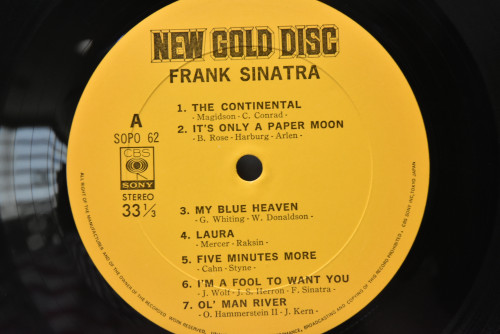 Frank Sinatra [프랭크 시나트라] - New Gold Disc - 중고 수입 오리지널 아날로그 LP