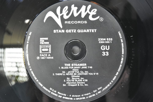 The Stan Getz Quartet [스탄 게츠] ‎- The Steamer  - 중고 수입 오리지널 아날로그 LP