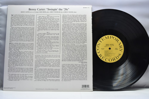The Benny Carter Quaryey [베니 카터] ‎- Swingin&#039; The &#039;20s (OJC) - 중고 수입 오리지널 아날로그 LP