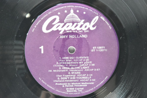 Amy Holland [에이미 홀랜드] - Amy Holland ㅡ 중고 수입 오리지널 아날로그 LP