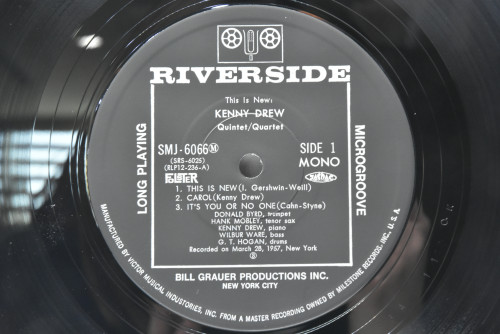 Kenny Drew Quintet / Quartet [케니 드류] ‎- This Is New - 중고 수입 오리지널 아날로그 LP