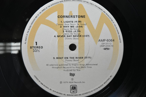 Styx [스틱스]  - Cornerstone ㅡ 중고 수입 오리지널 아날로그 LP