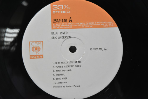 Eric Andersen [에릭 앤더슨] - Blue River ㅡ 중고 수입 오리지널 아날로그 LP