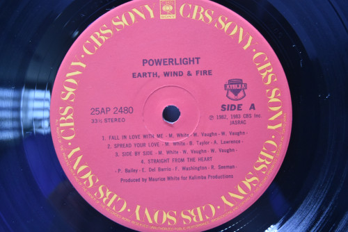Earth, Wind &amp; Fire [어스 윈드 앤 파이어] - Powerlight ㅡ 중고 수입 오리지널 아날로그 LP