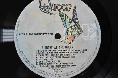 Queen [퀸] - A Night At The Opera ㅡ 중고 수입 오리지널 아날로그 LP