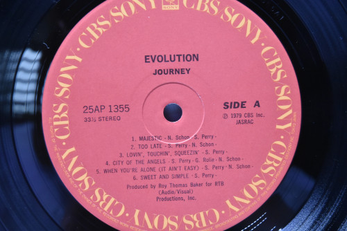 Journey [저니] - Evolution ㅡ 중고 수입 오리지널 아날로그 LP