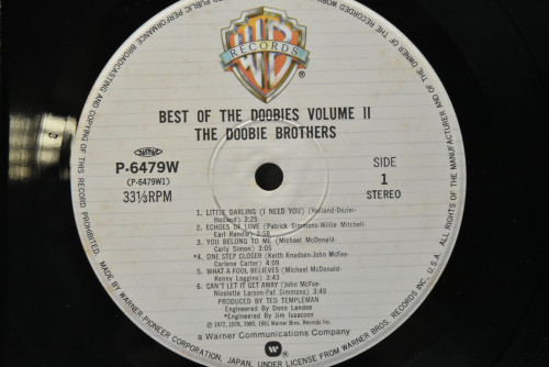 The Doobie Brothers [두비 브라더스] - Best Of The Doobies - Volume ll ㅡ 중고 수입 오리지널 아날로그 LP