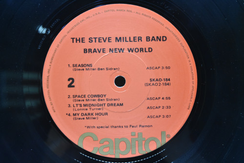 The Steve Miller Band [스티브 밀러 밴드] - Brave New World ㅡ 중고 수입 오리지널 아날로그 LP