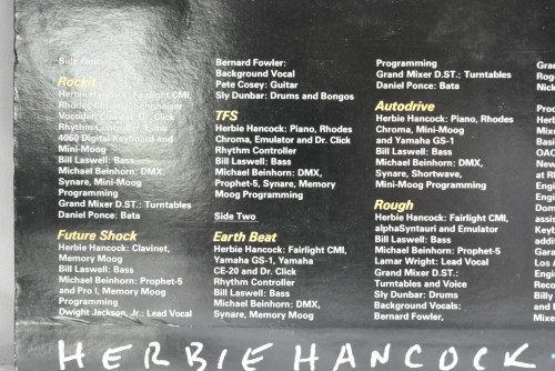 Herbie Hancock [허비 행콕] - Future Shock ㅡ 중고 수입 오리지널 아날로그 LP