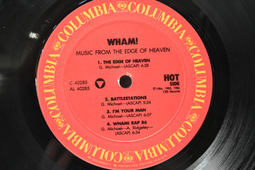 Wham! [왬] - Music From The Edge Of Heaven - 중고 수입 오리지널 아날로그 LP
