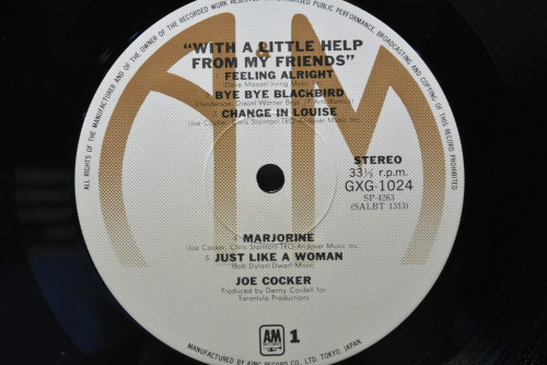 Joe Cocker [조 카커] - With A Little Help From My Friends ㅡ 중고 수입 오리지널 아날로그 LP