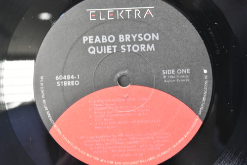 Peabo Bryson [피보 브라이슨] - Quiet Storm ㅡ 중고 수입 오리지널 아날로그 LP