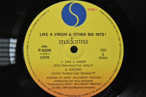 Madonna [마돈나] - Like A Virgin &amp; Other Big Hits! ㅡ 중고 수입 오리지널 아날로그 LP
