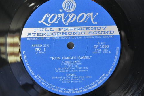 Carmel [카멜] - Rain Dances ㅡ 중고 수입 오리지널 아날로그 LP