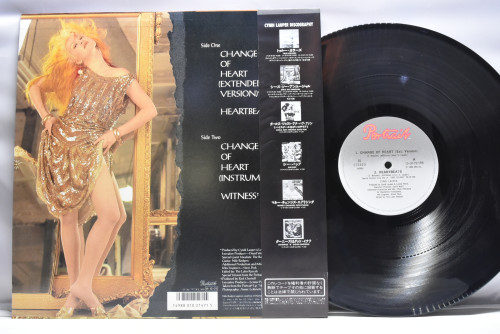 Cyndi Lauper [신디 로퍼] - Change Of Heart ㅡ 중고 수입 오리지널 아날로그 LP