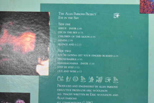 The Alan Parsons Project [알란 파슨스 프로젝트] - Eye In The Sky ㅡ 중고 수입 오리지널 아날로그 LP