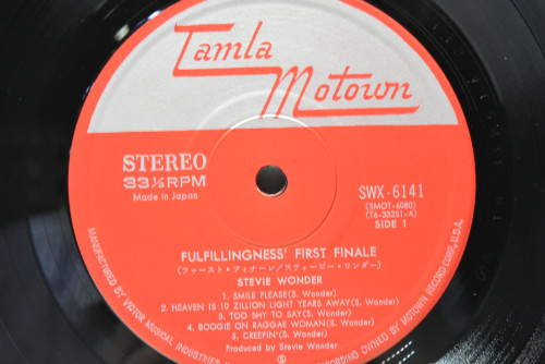 Stevie Wonder [스티비원더] - Fulfillingness&#039; First Finale ㅡ 중고 수입 오리지널 아날로그 LP