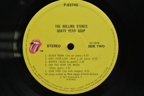 The Rolling Stones [롤링 스톤즈] - Goats Head Soup ㅡ 중고 수입 오리지널 아날로그 LP