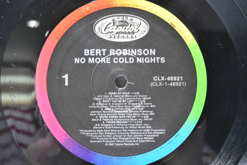 Bert Robinson - No More Cold Nights ㅡ 중고 수입 오리지널 아날로그 LP
