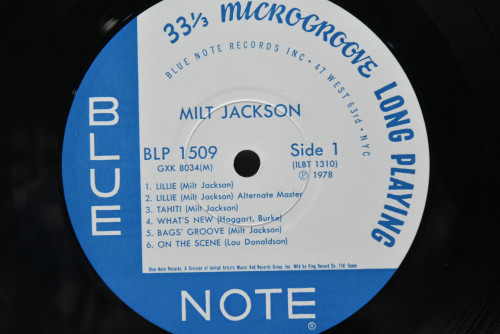 Milt Jackson With John Lewis, Percy Heath, Kenny Clarke, Lou Donaldson And The Thelonious Monk Quintet (KING) - 중고 수입 오리지널 아날로그 LP