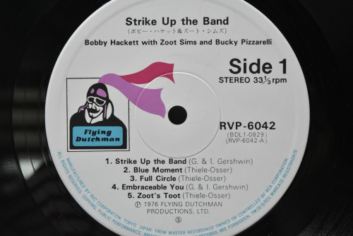 Bobby Hackett, Zoot Sims, Bucky Pizzarelli, Richard Davis, Mel Lewis &amp; Hank Jones ‎- Strike Up The Band - 중고 수입 오리지널 아날로그 LP