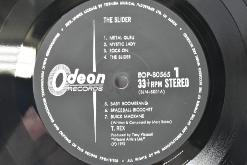 T.Rex [티렉스] - The Slider ㅡ 중고 수입 오리지널 아날로그 LP