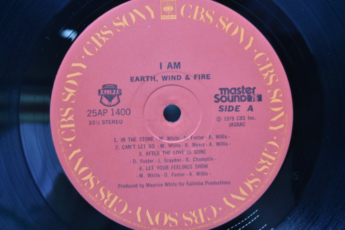 Earth, Wind &amp; Fire [어스 윈드 앤 파이어] - I Am ㅡ 중고 수입 오리지널 아날로그 LP