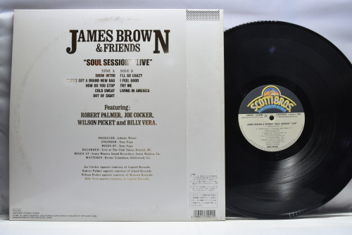 James Brown [제임스 브라운] - James Brown &amp; Friends Soul Session Live ㅡ 중고 수입 오리지널 아날로그 LP