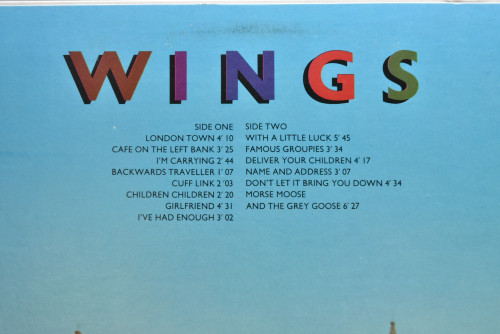 Wings [윙스] - London Town ㅡ 중고 수입 오리지널 아날로그 LP