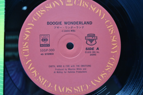 Earth, Wind &amp; Fire [어스 윈드 앤 파이어] - Boogie Wonderland ㅡ 중고 수입 오리지널 아날로그 LP