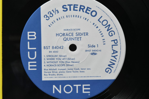 The Horace Silver Quintet [호레이스 실버] ‎- Horace-Scope - 중고 수입 오리지널 아날로그 LP