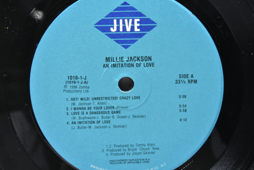 Millie Jackson [밀리 잭슨] - An Imitation Of Love ㅡ 중고 수입 오리지널 아날로그 LP